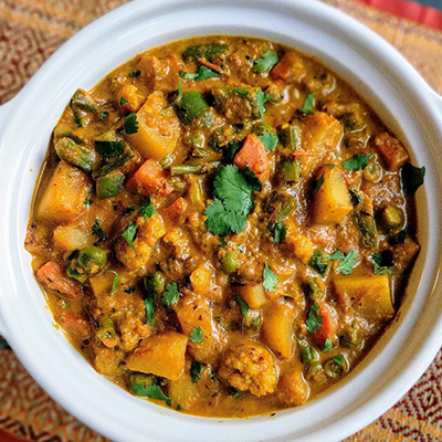 "Mixed Veg curry (Hotel Cafe Bahar) - Click here to View more details about this Product
